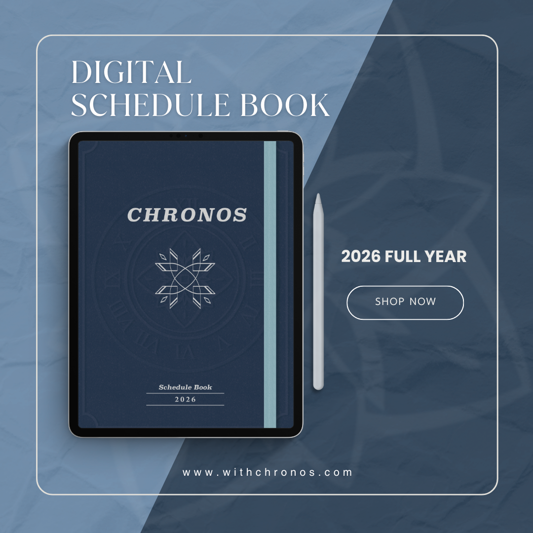 2026 Digital Schedule Book - Midnight